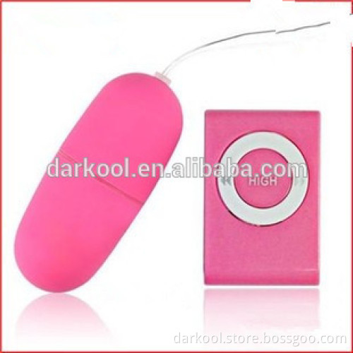 E007/Beautiful Wireless Mp3 Shaped Remote Controlled vibrator egg for woman vagina